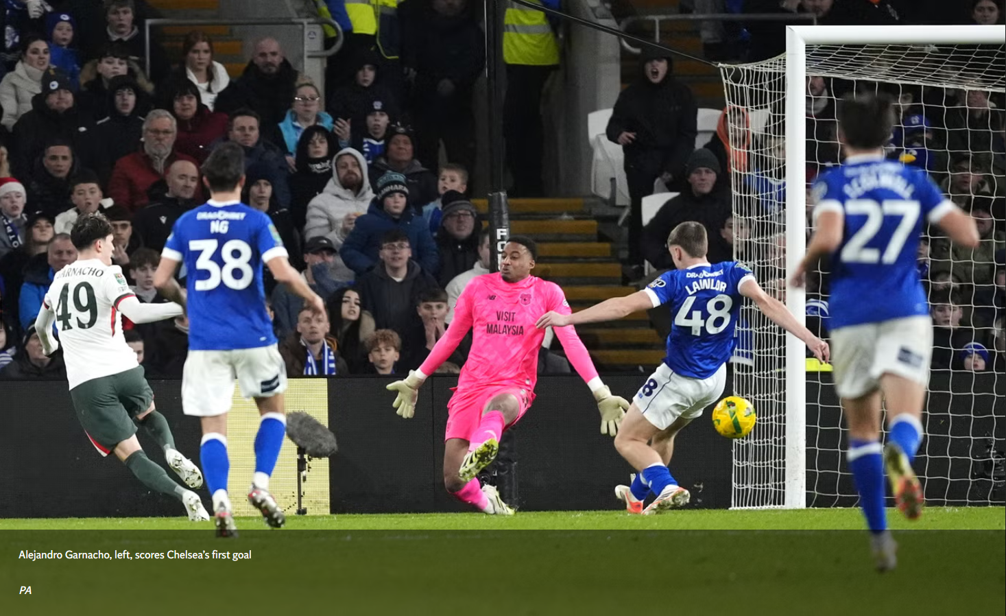 Chelsea Come From Behind to Beat Cardiff City 3–1 and Reach Carabao Cup Semi-Finals